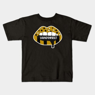 Vanderbilt Lips Kids T-Shirt